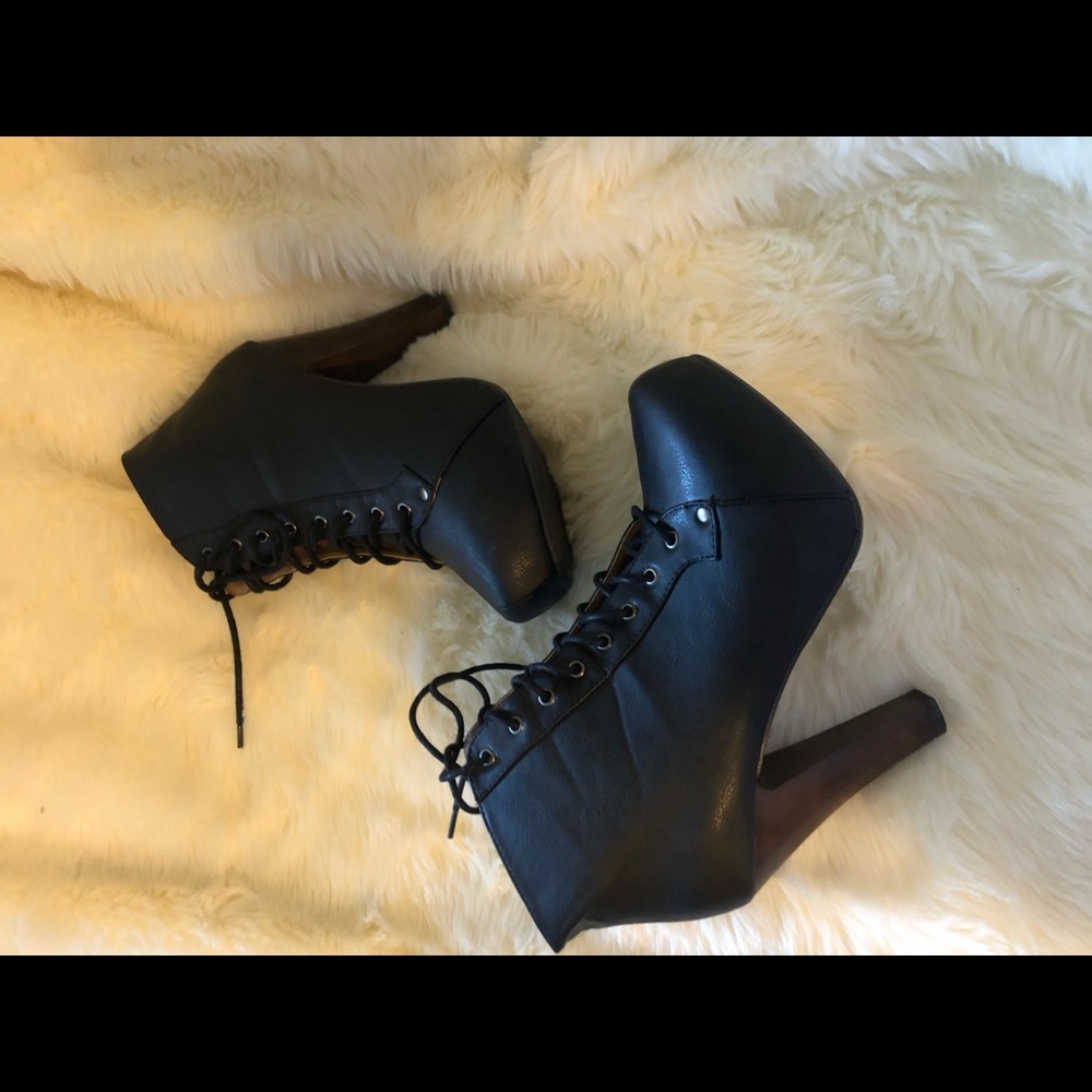 Black booties